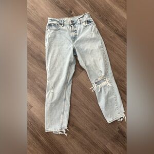 Abercrombie Fitch Jeans The Mom High Rise Curve Love Women Size 28 6R